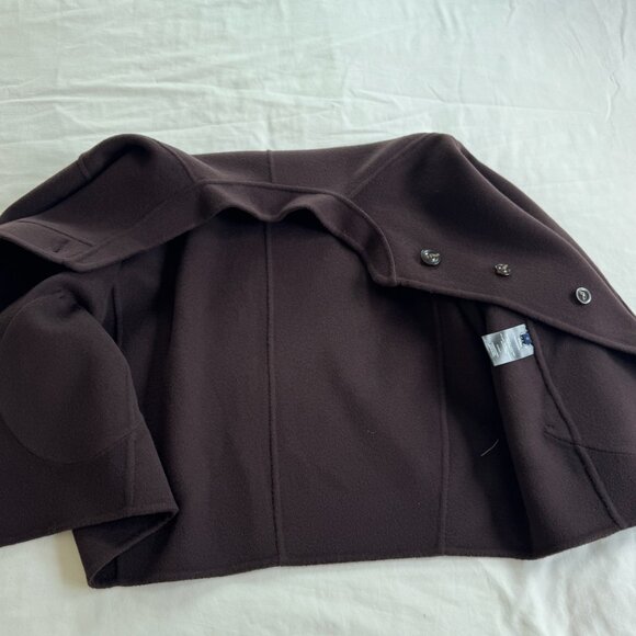 Soeur windsor coat in burgendy/ brown - Picture 4 of 4